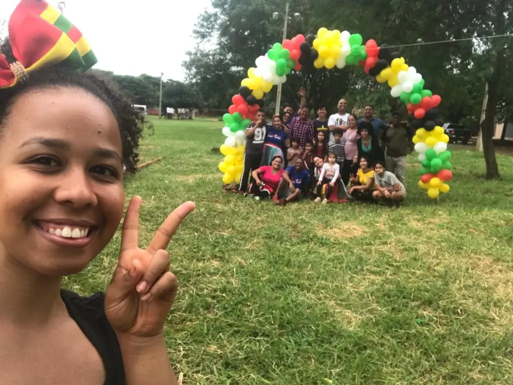 Foto dos voluntários e pastores brasileiros no Paraguai